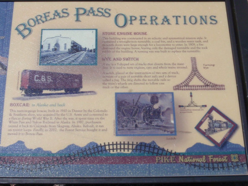 Explanation of Boreas Pass Operations.